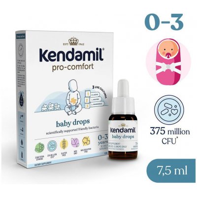 Kendamil pro-comfort kapky pro děti s probiotiky 7,5 ml – Hledejceny.cz
