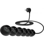 Connect IT prodlužovací kabel 230 V 6 zásuvek 3 m bez vypínače černá CES-1321-BK – Zbozi.Blesk.cz