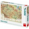 Teddies Mapa České Republiky 47x33cm v krabici 33x23x3,5cm TD57958 500 dílků