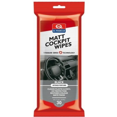 Dr. Marcus MATT COCKPIT WIPES Black 30 ks – Sleviste.cz