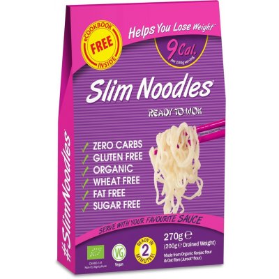 Slim Pasta Bio Slim Noodles 270 g – Sleviste.cz