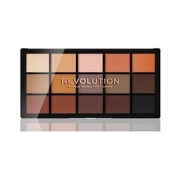 Makeup Revolution Re-Loaded paleta očních stínů Basic Mattes 15 x 1,1 g