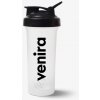 Shaker VENIRA shaker PRO s poutkem, černo-bílý, 600 ml