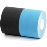 BronVit Sport Kinesio Tape set 2 x černá/modrá 5cm x 6m – Zbozi.Blesk.cz
