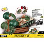 COBI 2719 World War II 1:48 Francouzský lehký pěchotní tank RENAULT R-35 – Zboží Dáma