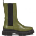 Tommy Hilfiger kotníková obuv s elastickým prvkem Essential Leather Chelsea Boot FW0FW07490 Putting Green MS2