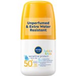 Nivea Sun Protect & Sensitive dětské mléko na opalování v kuličce SPF50+ 50 ml – Sleviste.cz
