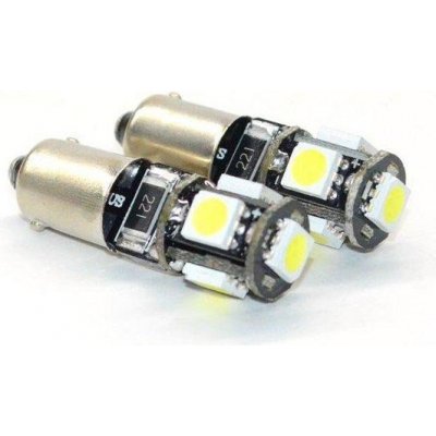 Interlook LED 12V LED BA9S 5SMD5050 H6W Y 1W CAN BUS