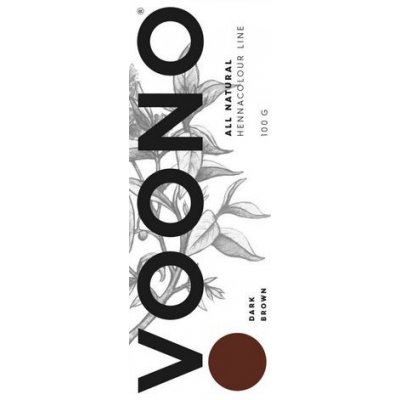 Voono Henna na vlasy Dark Brown 100 g – Hledejceny.cz