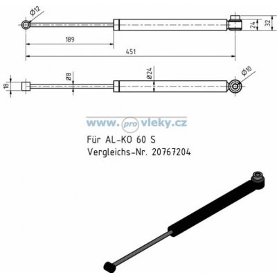 Al-ko Tlumič nájezdové brzdy pro typ 60S | Zboží Auto