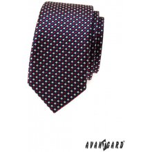 Avantgard kravata Lux Slim Modrá 571 62334