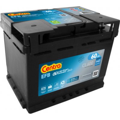 Centra Start Stop EFB 12V 60Ah 640A CL600 – Sleviste.cz