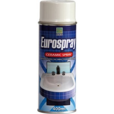 Colorlak Eurospray Opravný keramický sprej na smaltované materiály 400 ml - bílý – Zboží Mobilmania