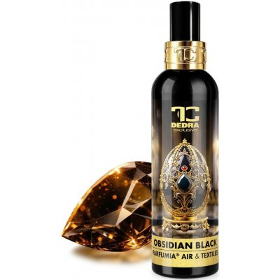 OBSIDIAN BLACK Osvěžovač vzduchu & textilií luxusní parfémový sprej 200 ml – Zbozi.Blesk.cz