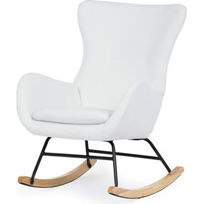 Autronic Houpací křeslo ATLAS bílá – Zboží Mobilmania