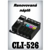 Renovovaná náplň a toner Canon CLI-526BK - renovované