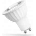 Spectrum LED žárovka GU10 230V 4W studená bílá s čočkou, WOJ14091 – Zboží Mobilmania
