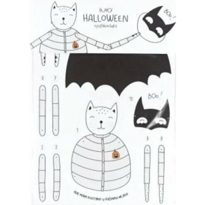 Halloweenská vystřihovánka kočka – Hledejceny.cz