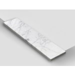 TONE OF STONE Vnitřní kamenný mramorový parapet - Mramor Bianco Carrara lesk, 500x250x30 mm – HobbyKompas.cz