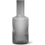 Ferm Living Karafa Ripple 1 l, Smoked Grey, 100125112 – Hledejceny.cz