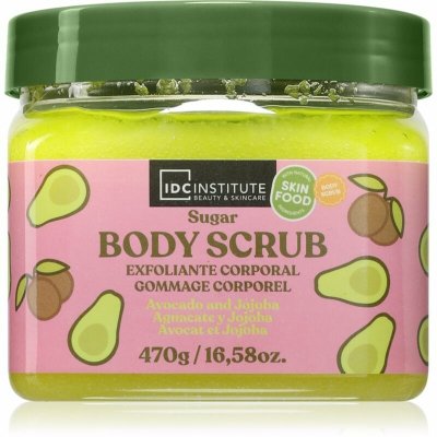 IDC Institute IDC Food Sugar tělový cukrový peeling avokádo jojoba 470 g – Sleviste.cz