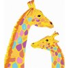 Malování podle čísla zuty Žirafa a její mládě, 40×50 cm, bez rámu a bez vypnutí plátna