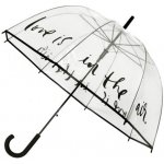 Levo deštník dámský s potiskem průhledný – Sleviste.cz