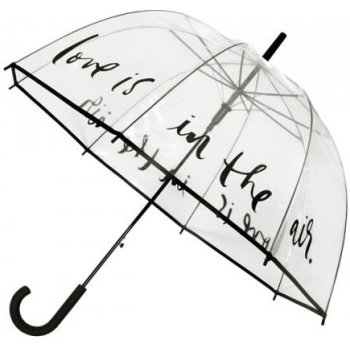 Levo deštník dámský s potiskem průhledný