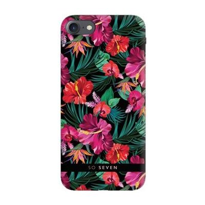 Pouzdro SoSeven Hawai Tropical iPhone 6 / 6S / 7 / 8 černé