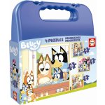 EDUCA v kufříku Bluey 4v1 12,16,20,25 dílků – Hledejceny.cz
