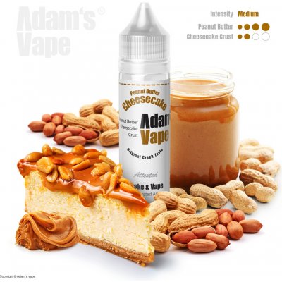 Adams vape Shake & Vape Peanut Butter Cheesecake 12 ml – Zboží Mobilmania