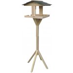Chomik Krmítko pro ptáky dřevěné na stojánu 116 x 30 x 30 cm 7915 – Zboží Dáma