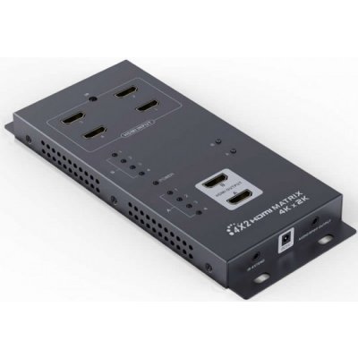 PremiumCord HDMI matrix switch 4:0 s audiem, 4Kx2K khswit42c – Hledejceny.cz