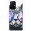 Pouzdro a kryt na mobilní telefon Xiaomi Pouzdro iSaprio - Galaxy Cat - Xiaomi 11T / 11T Pro