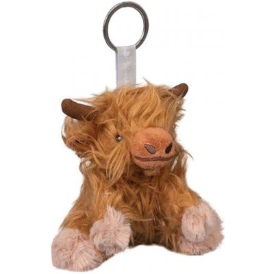 Přívěsek na klíče Wrendale Designs Plyšová Highland Cow Gordon Kráva – Hledejceny.cz