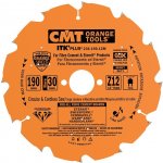 CMT C236 pilový kotouč na cementotřískové desky D160x2,21-2,2x20 Z10 diamantový – Hledejceny.cz