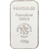 Heraeus stříbrný slitek 100 g