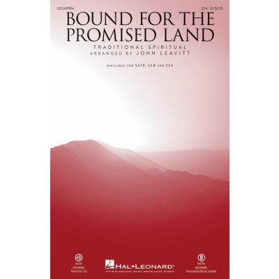 Bound for the Promised Land noty pro sbor SSA 987510 – Zboží Mobilmania