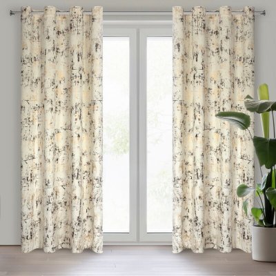 Takoy Sametový závěs TONIA s efektem zlatého oděru 140 x 250 cm-HF-401724 | 140 x 250 cm – Hledejceny.cz