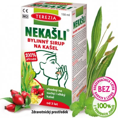 Terezia Company Nekašli přírodní bylinný sirup 150 ml – Zboží Dáma