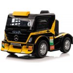 Mamido elektrický kamion Mercedes Axor LCD žlutý – Sleviste.cz