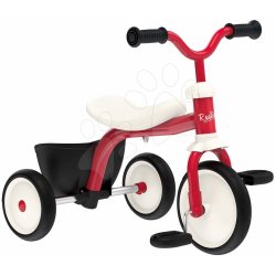 Smoby Retro Rookie Trike ultralehká s pedály a tichými gumovými koly