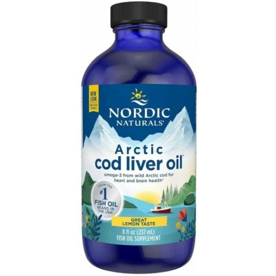 Nordic Naturals Arctic Cod liver oil Lemon 237 ml – Hledejceny.cz