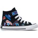 Converse Chuck Taylor All Star Easy On Stickers A06357C černá – Hledejceny.cz