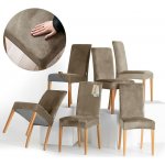 RESTILO potah na židle SENTO barva béžová hladký klasický styl – Hledejceny.cz