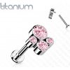 Piercing Šperky4U piercing do brady ucha titan TIT1188P-1208