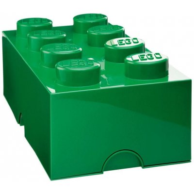 LEGO® Storage box 25 x 50 cm tmavě zelená – Zboží Dáma