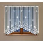 Dekorační žakárová záclona s řasící páskou HELIOS 170 bílá 300x170 cm MyBestHome – Hledejceny.cz