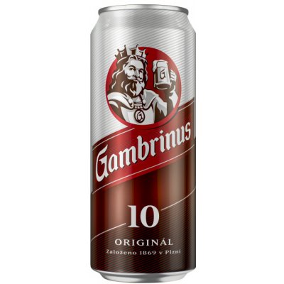 Gambrinus 10° 0,5 l (plech) – Sleviste.cz