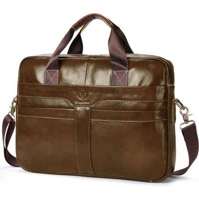 Bullcaptain pánská kožená brašna Rondro Kaštanová – Zboží Mobilmania